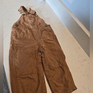 Carhartt Brown Kids Overalls